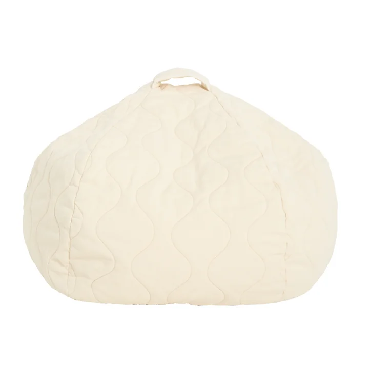 Nobodinoz - Landscape Sitzsack gesteppt, 65 x 40 cm, natural
