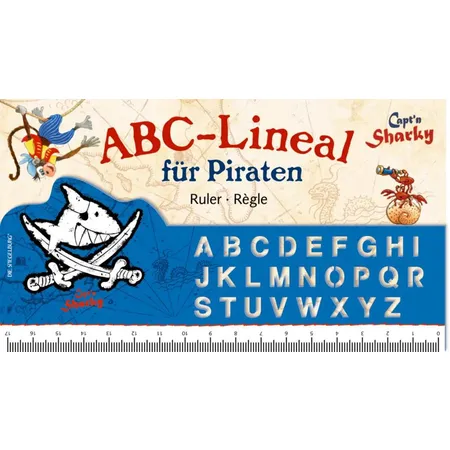 Die Spiegelburg ABC-Lineal Capt'n Sharky