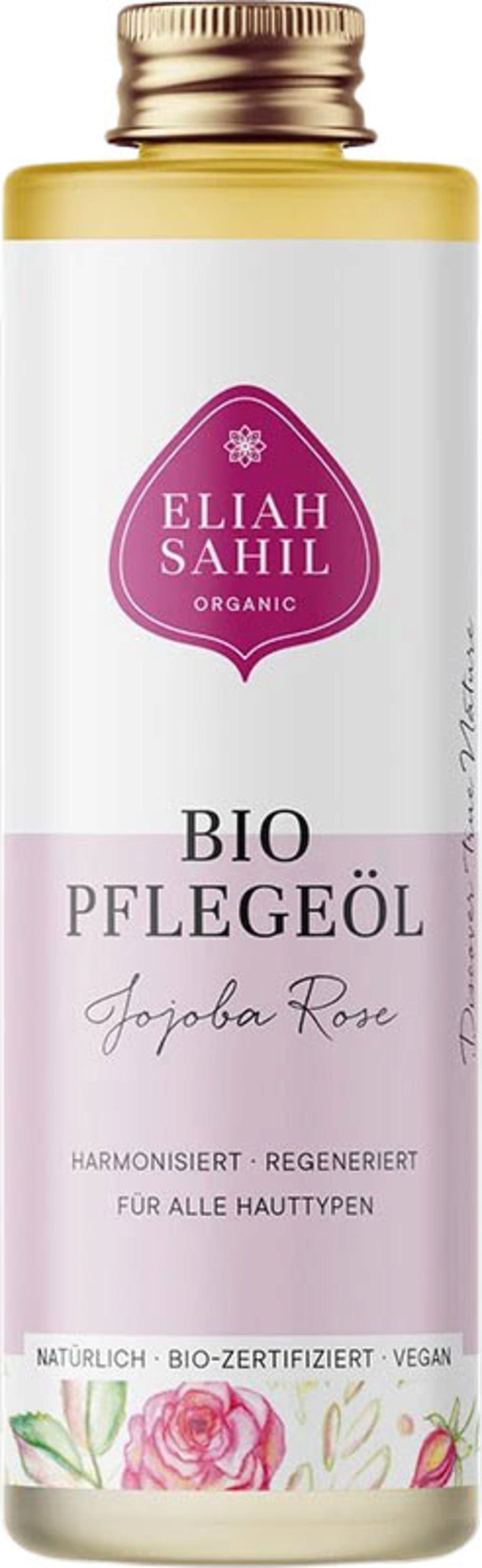 ELIAH SAHIL  Bio Pflegeöl Jojoba Rose, 100 ml