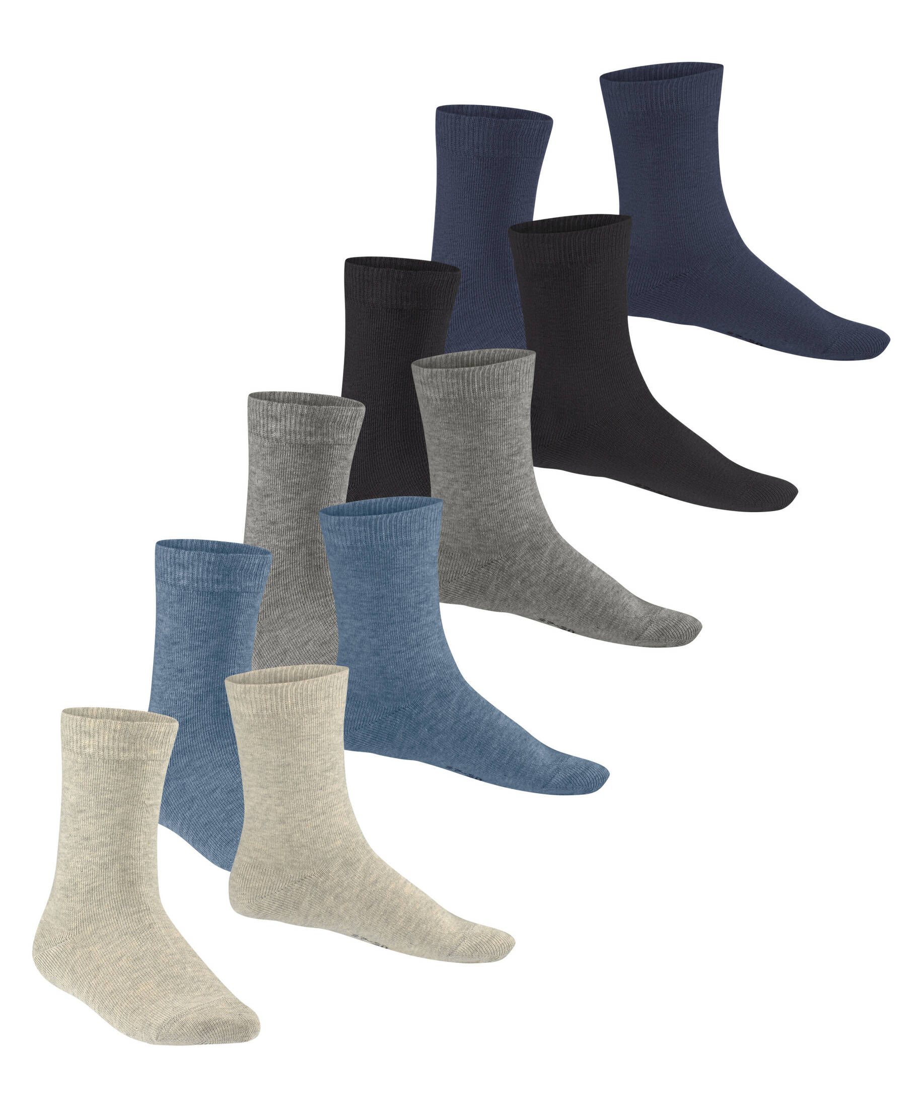 Esprit| Kinder Socken Solid Mix 5-Pack