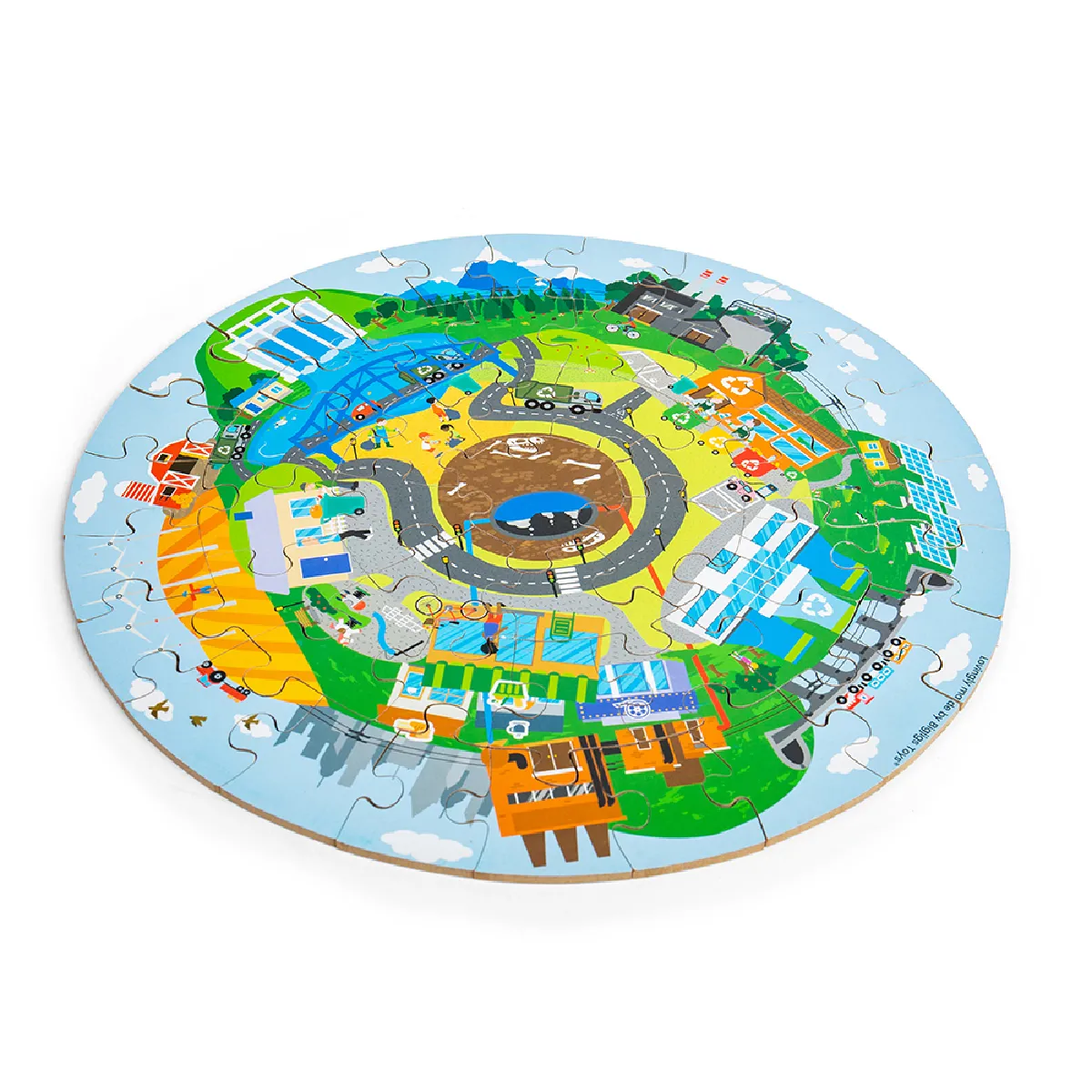 Bigjigs Toys Puzzle de Sol Recyclage