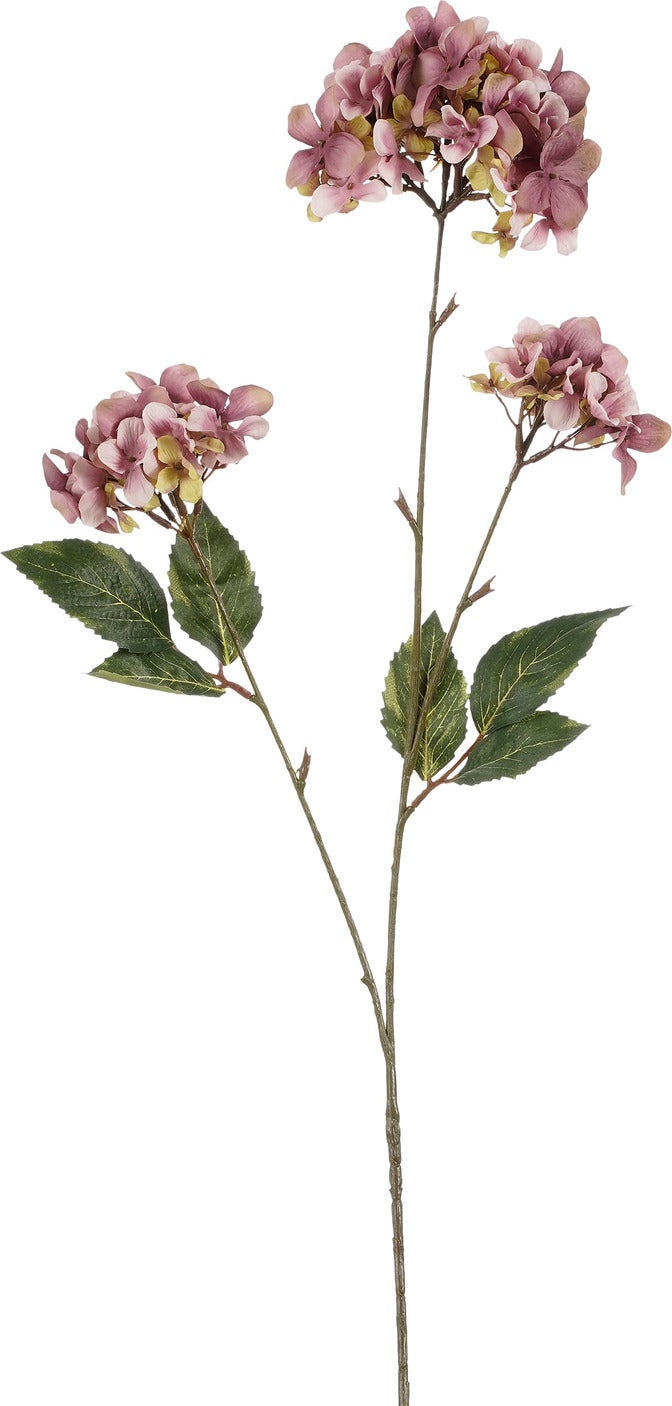 Mica Decorations kunstbloem Hortensia paars 85 cm