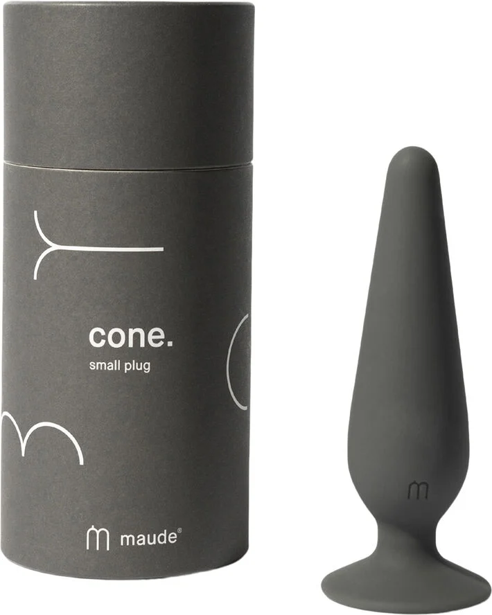 MAUDE Cone Buttplug - Small Trækul
