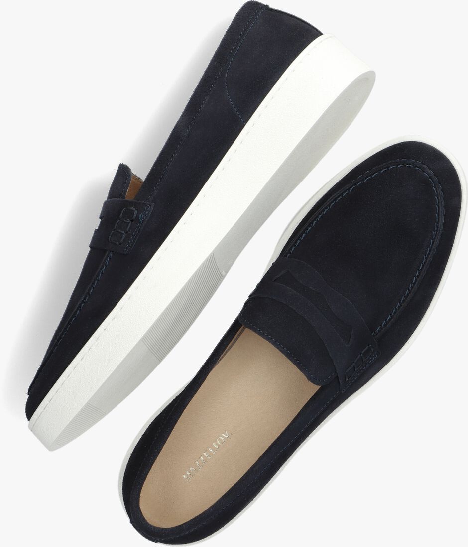 MAZZELTOV donkerblauwe mazzeltov loafers noah