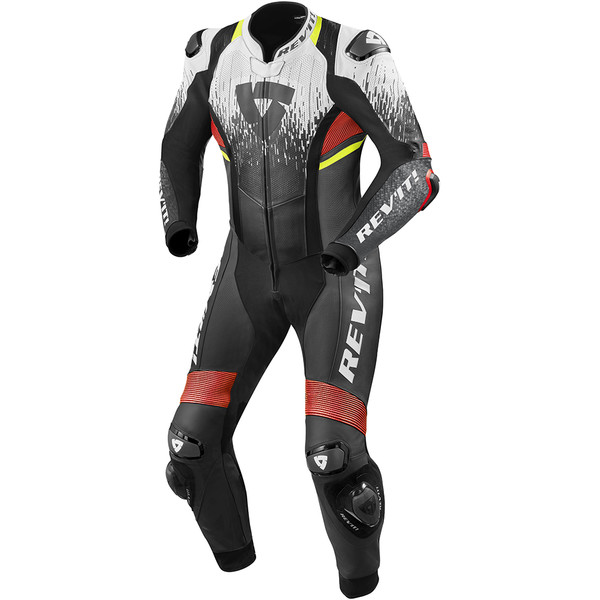 Rev'it - Combinaison Quantum 2 Noir / Blanc / Rouge