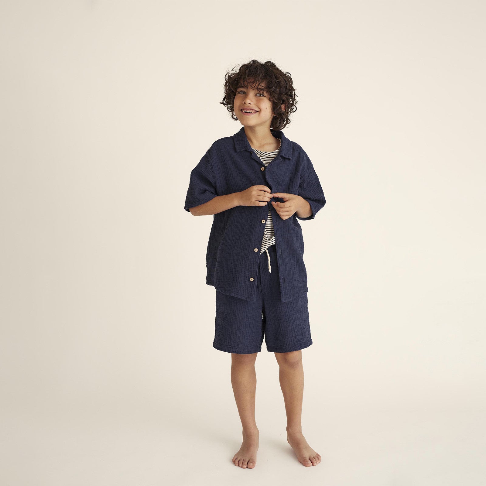 Hemd Abel Navy