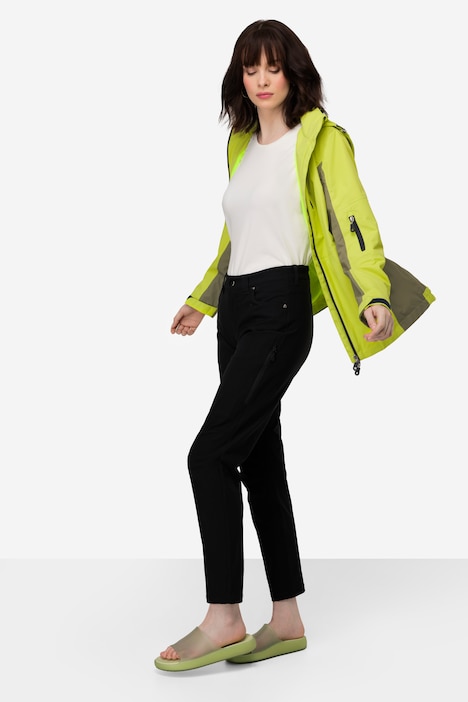Funktions-Jacke, Kapuze, wasserabweisende Zipper