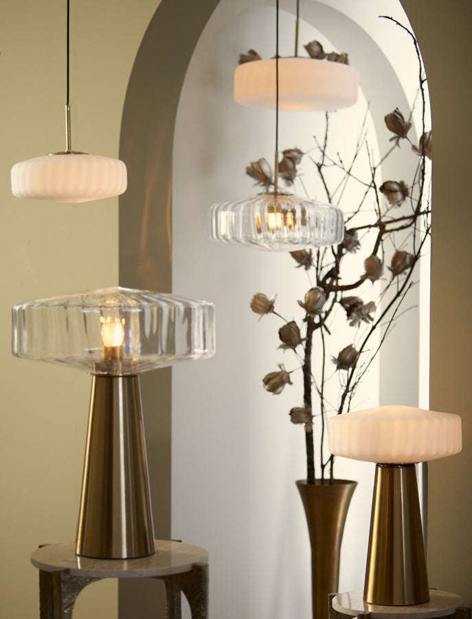 Light & Living - Hanglamp PLEAT - Ã30x17cm - Wit