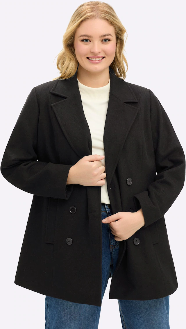 Sheego Cabanjacke ohne Kapuze