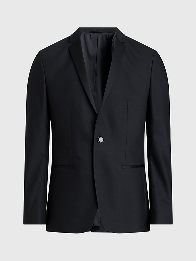 Blazer slim estilo smoking