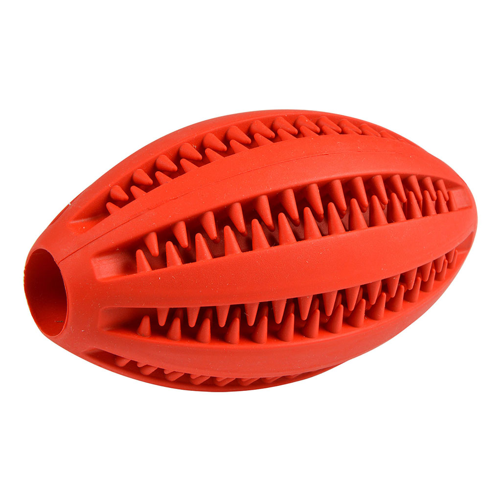 Jouet ovale distributeur de croquettes 11cm