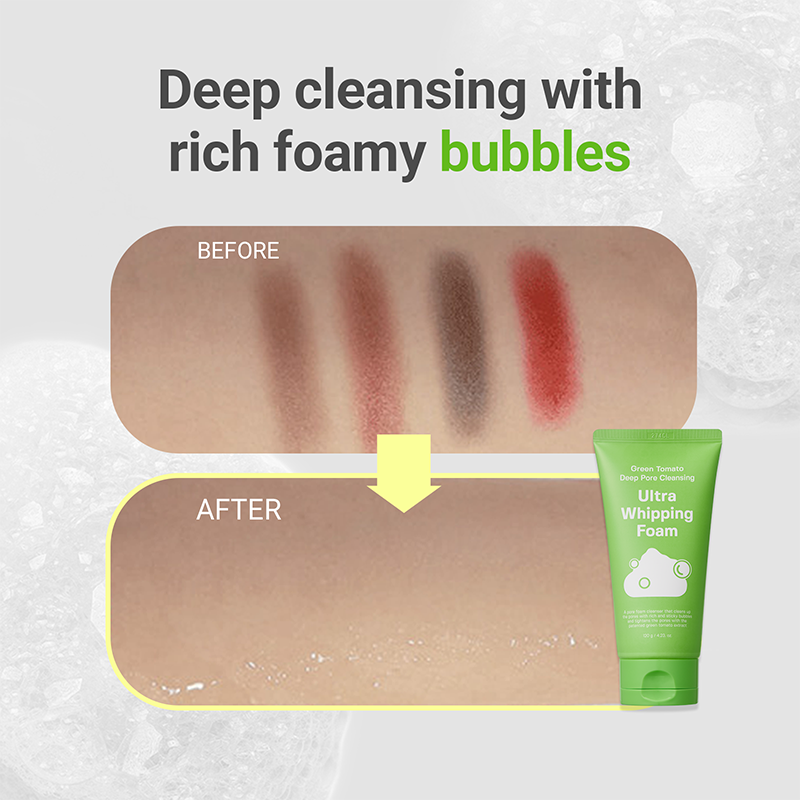 Green Tomato Deep Pore Cleansing Ultra Whipping Foam