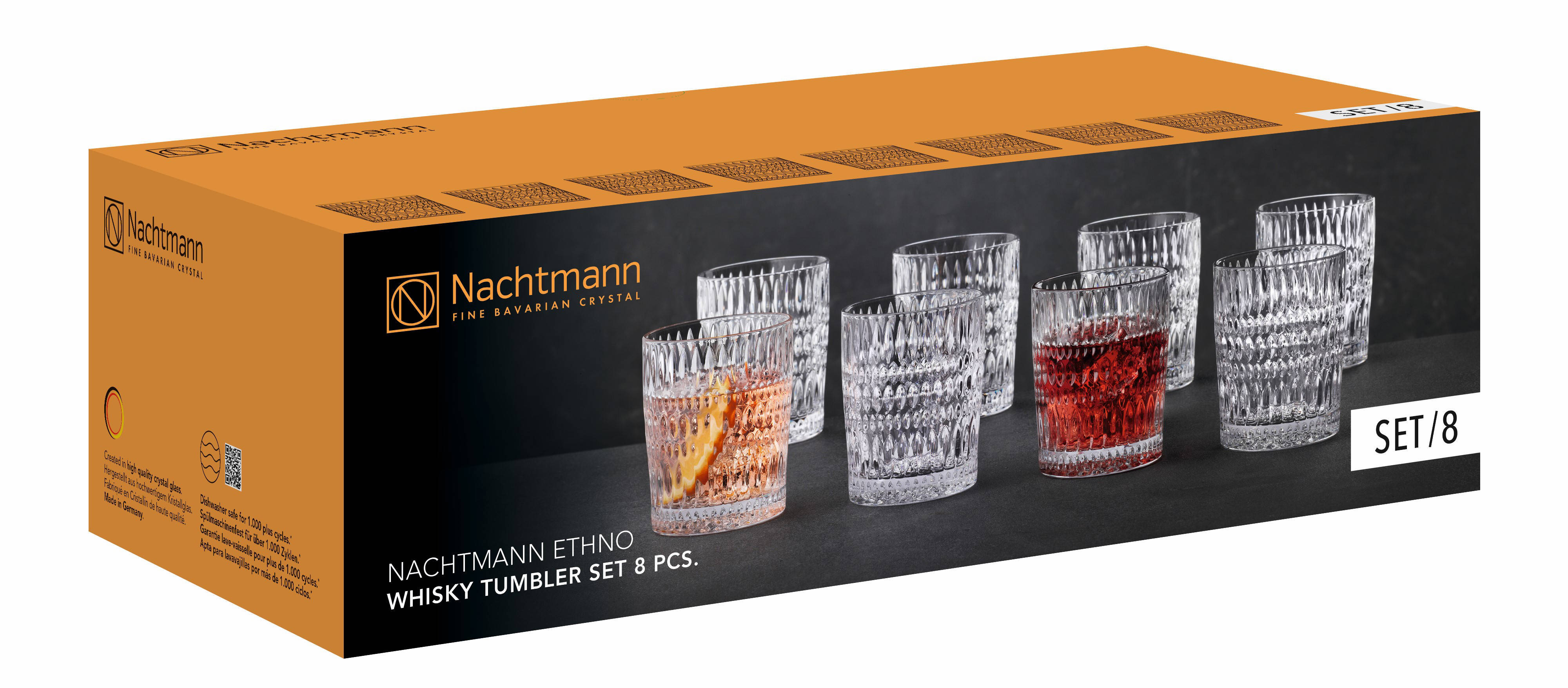 Nachtmann Ethno whisky glazenset (8-delig)