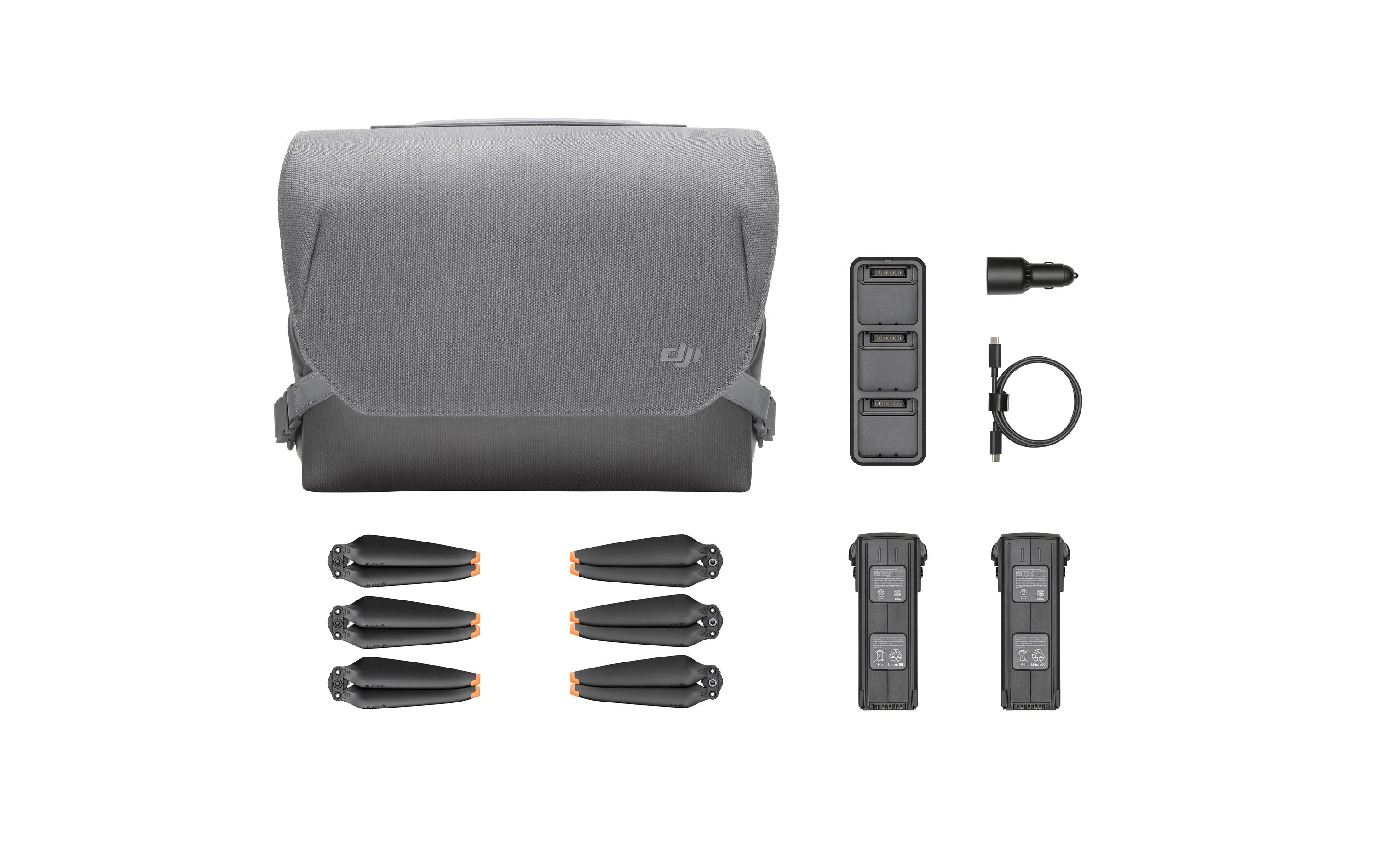 Fly More Kit mit 2 Akkus Mavic 3<br>Zubehörset für die DJI Mavic 3 Drohne mit 2 Akkus, Ladegerät-Hub und Tasche
