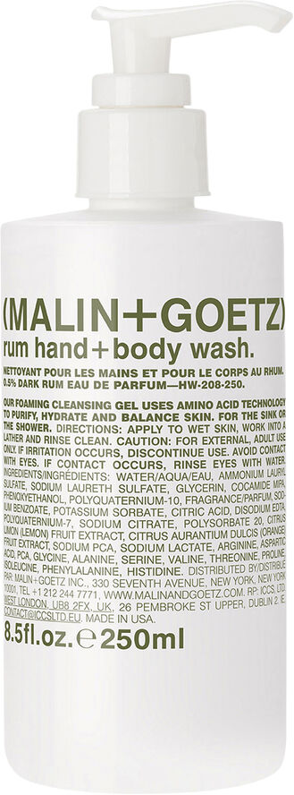 Malin Goetz Rum Hand Wash Pump 250 ml.