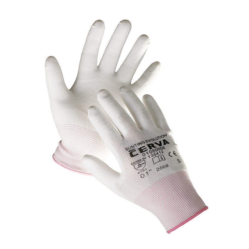 PU handschoenen 10/XL wit