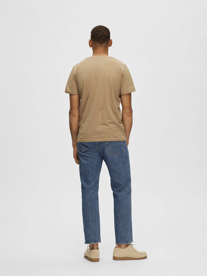 Selected Homme SLHASPEN SS O-NECK TEE W NOOS Kelp