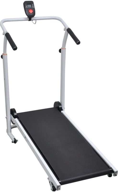 vidaXL - Mini-loopband - Zwart - Inklapbaar - Antislip Loopoppervlak