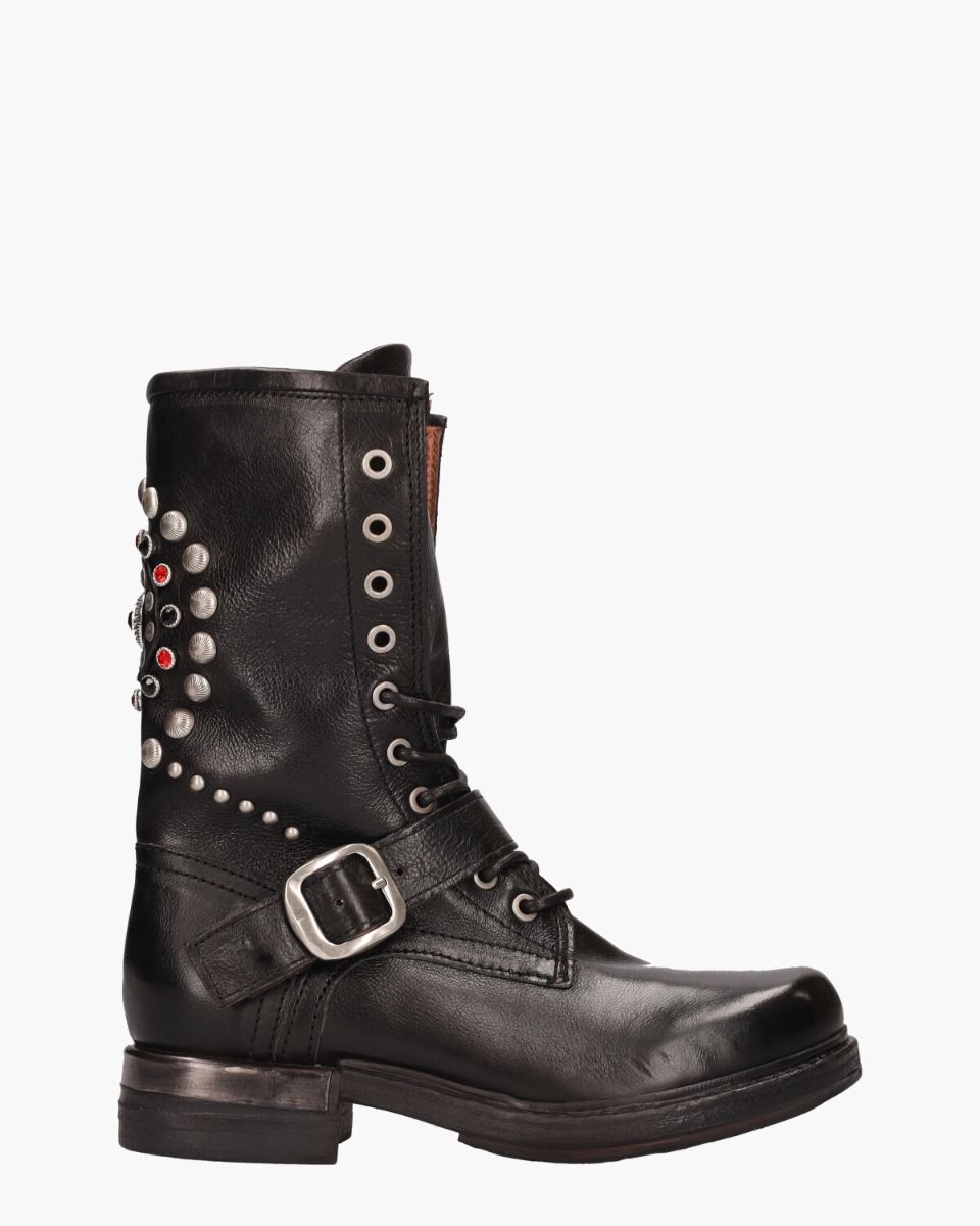 A.S. 98 B80212 Zwart Dames Veterboots