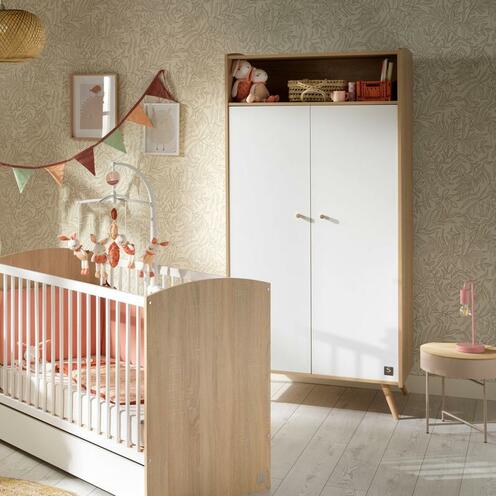 Armoire 2 portes 1 niche ACCESS Blanc Bois - SAUTHON