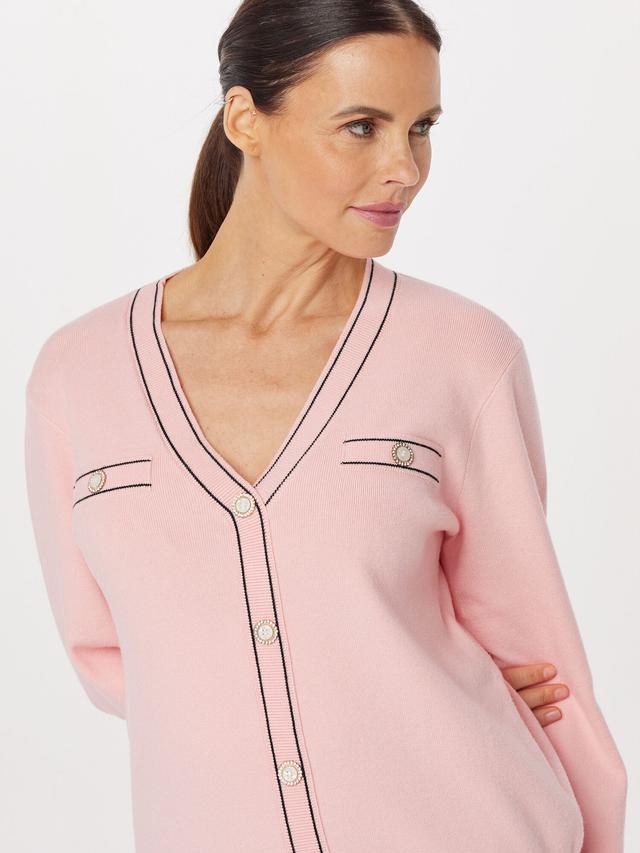 Pullover in Cardiganoptik