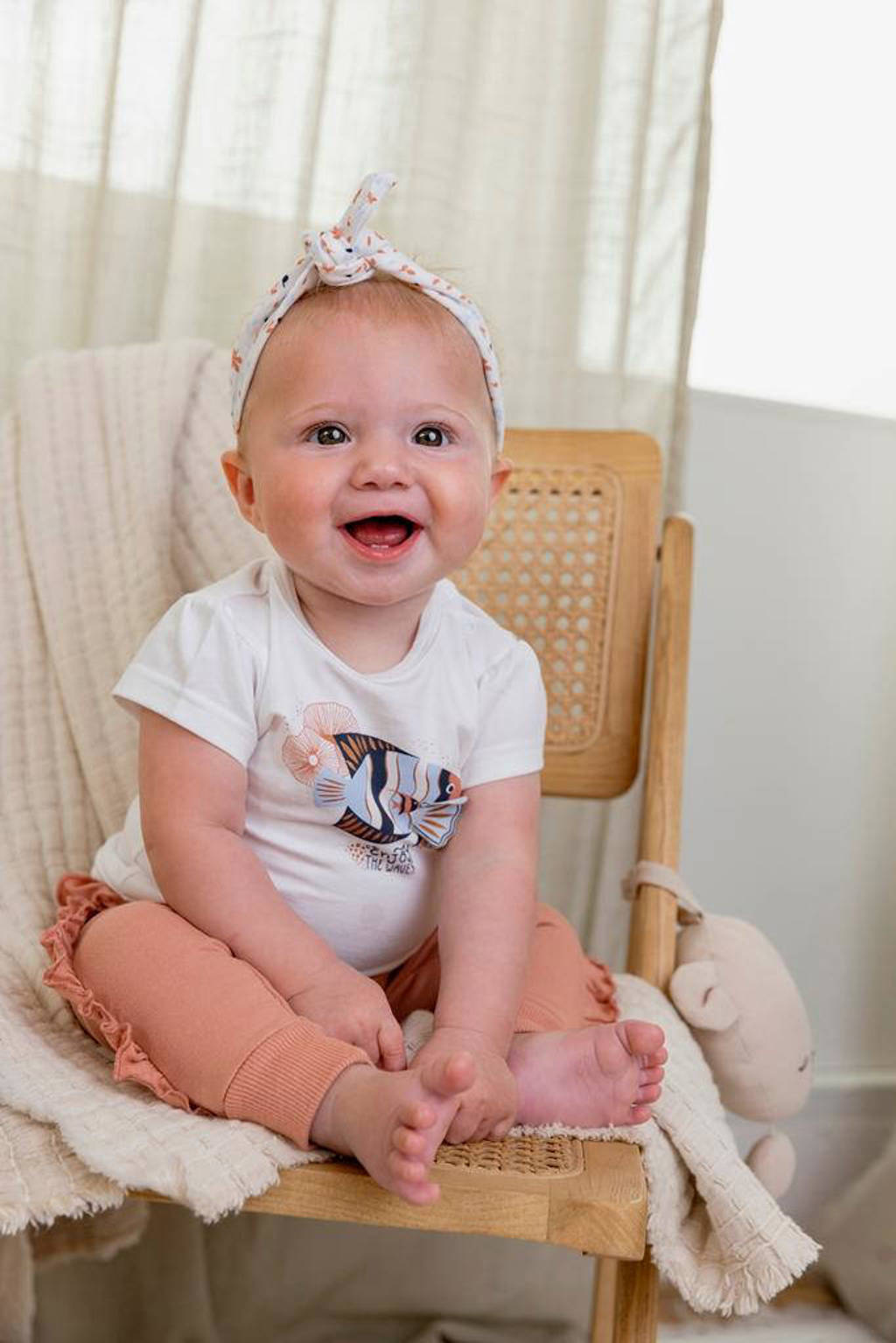 Dirkje T-shirt met printopdruk wit