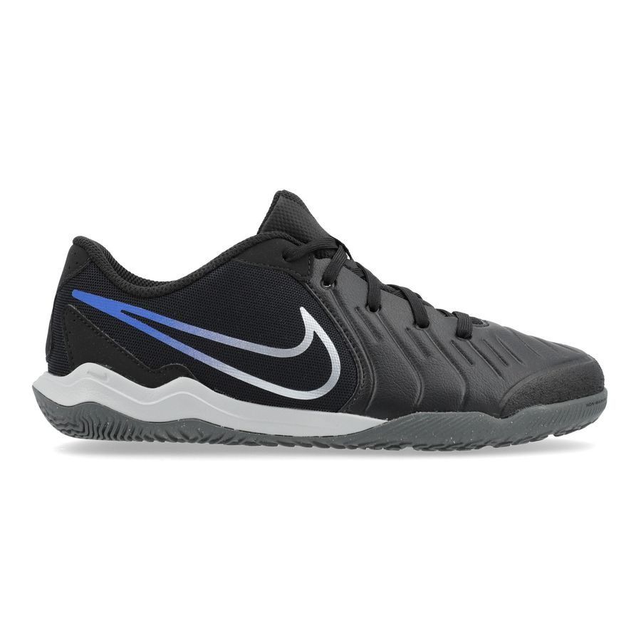 Nike Tiempo Legend 10 Academy IC Shadow - Noir/Chrome/Bleu Enfant