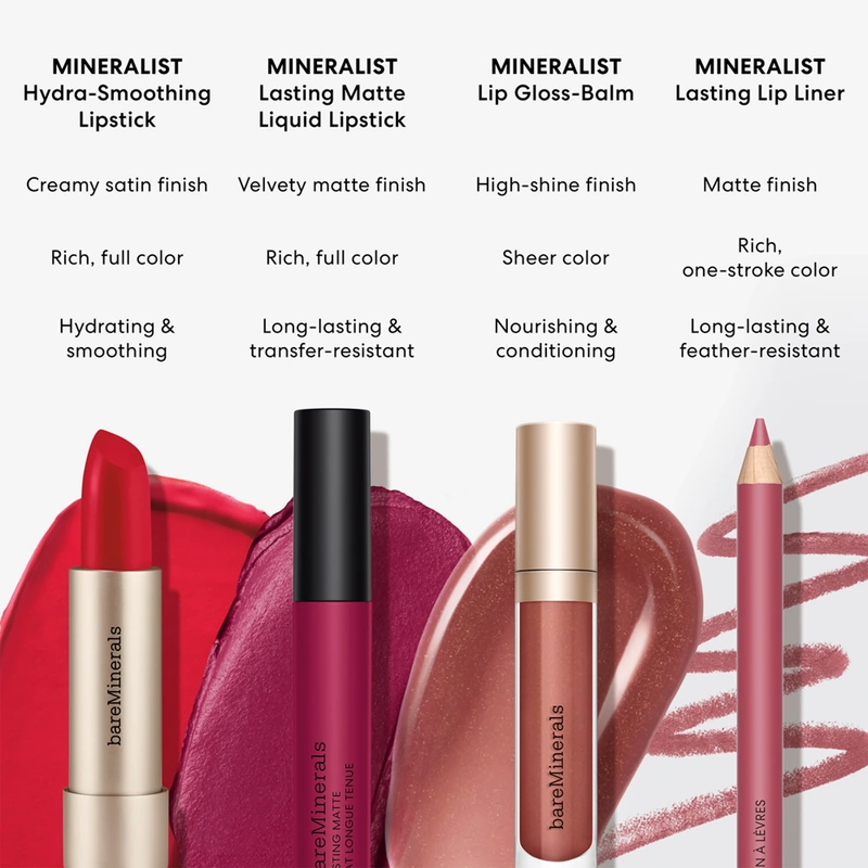 bareMinerals Mineralist Lip Gloss-Balm 4 ml - Adventure
