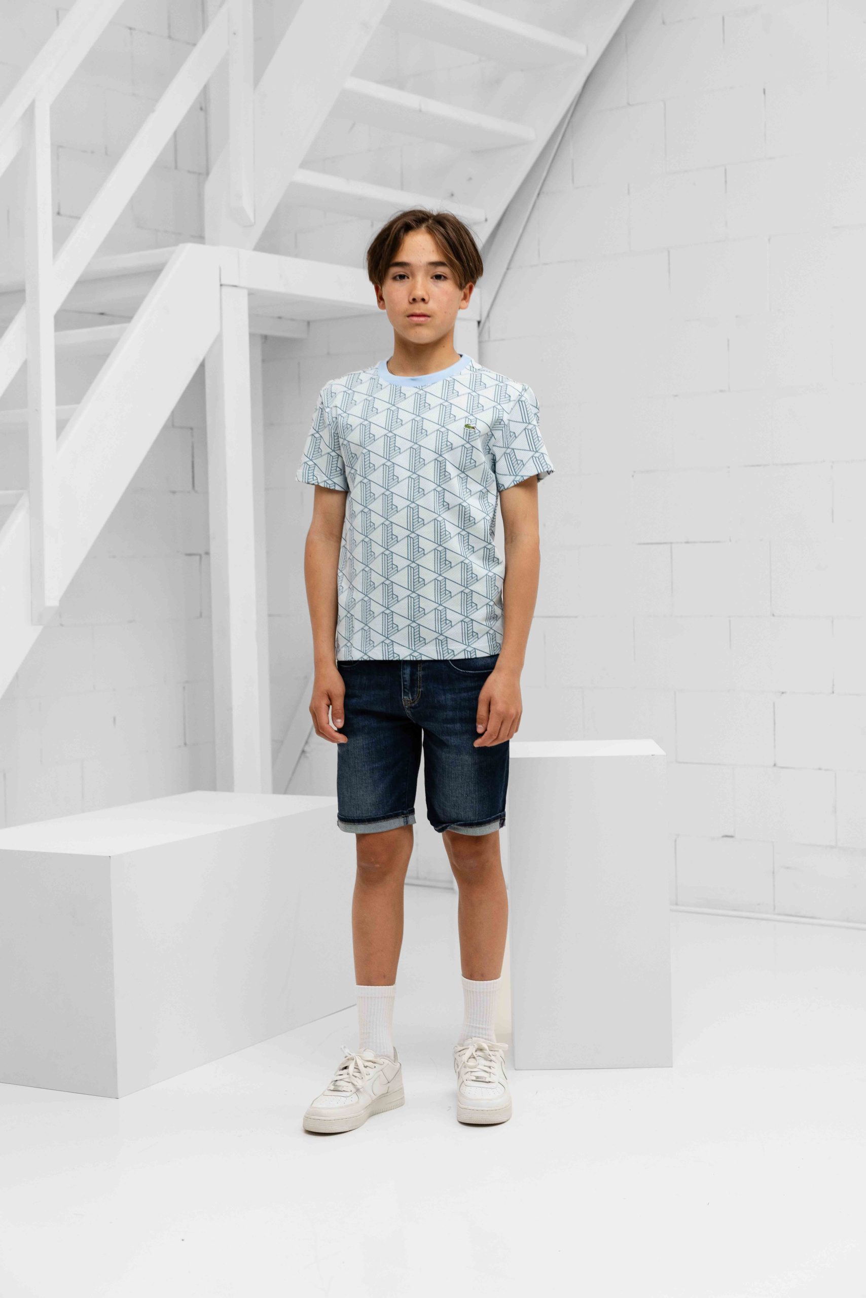 Vingino Charlie Icon Korte Broek Kids Donkerblauw