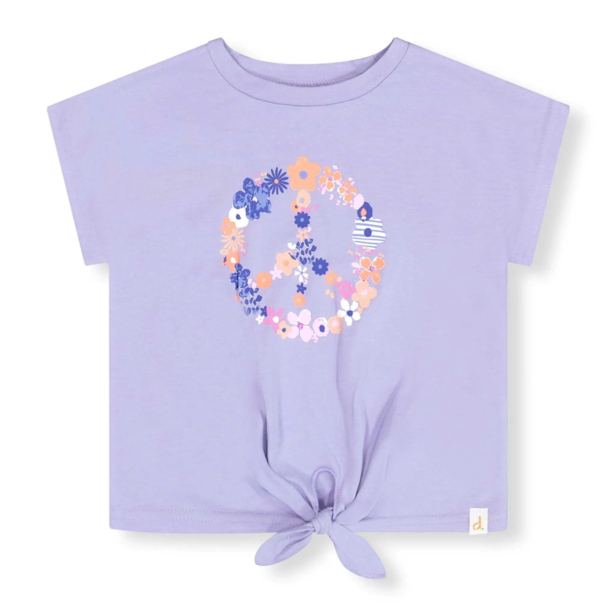 Deux par Deux T-shirt Noeud Paix Champs 3-6ans