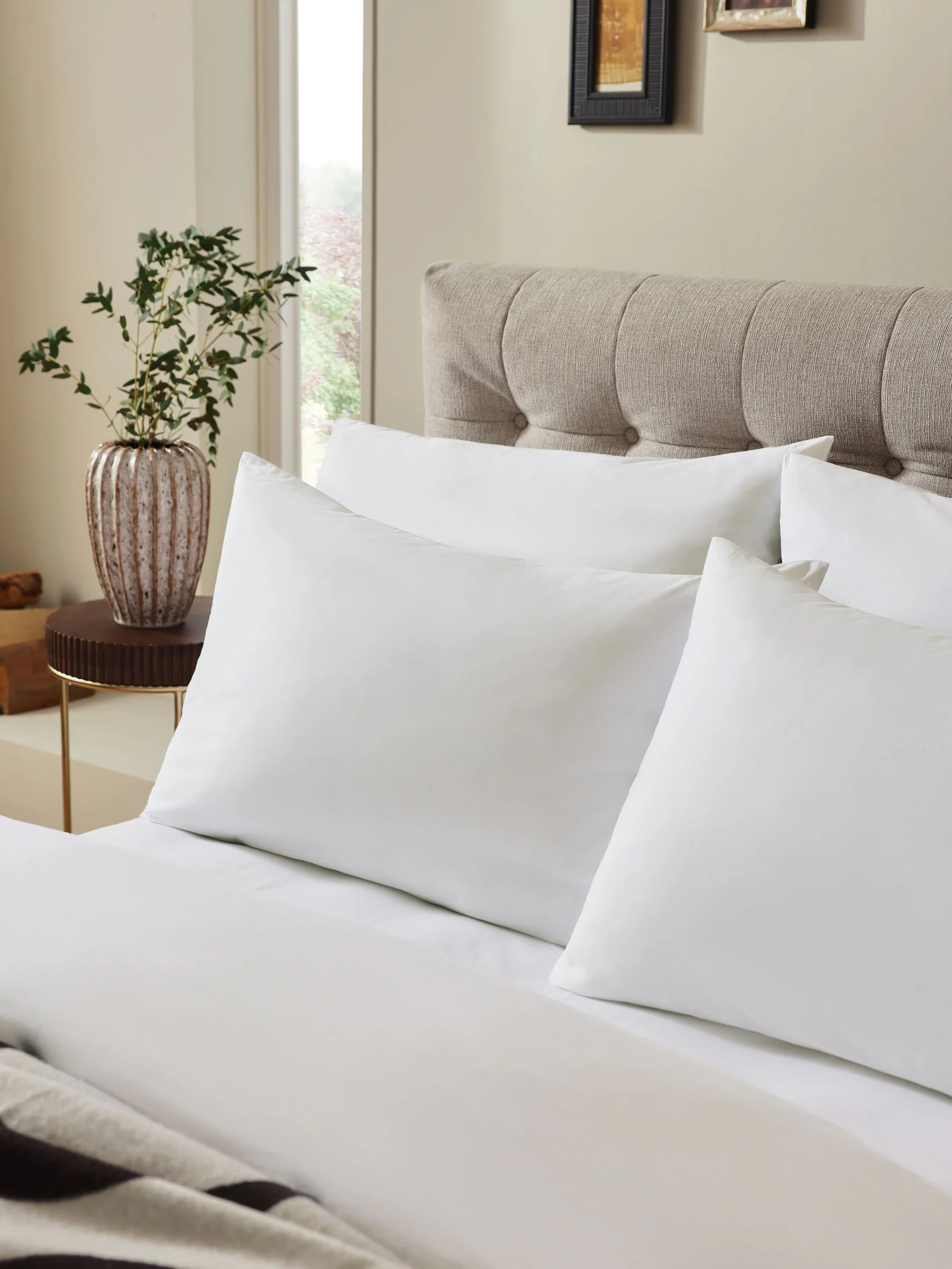 Set van 2 Collection Luxe 400-draads 100% kussenslopen van Egyptisch katoen