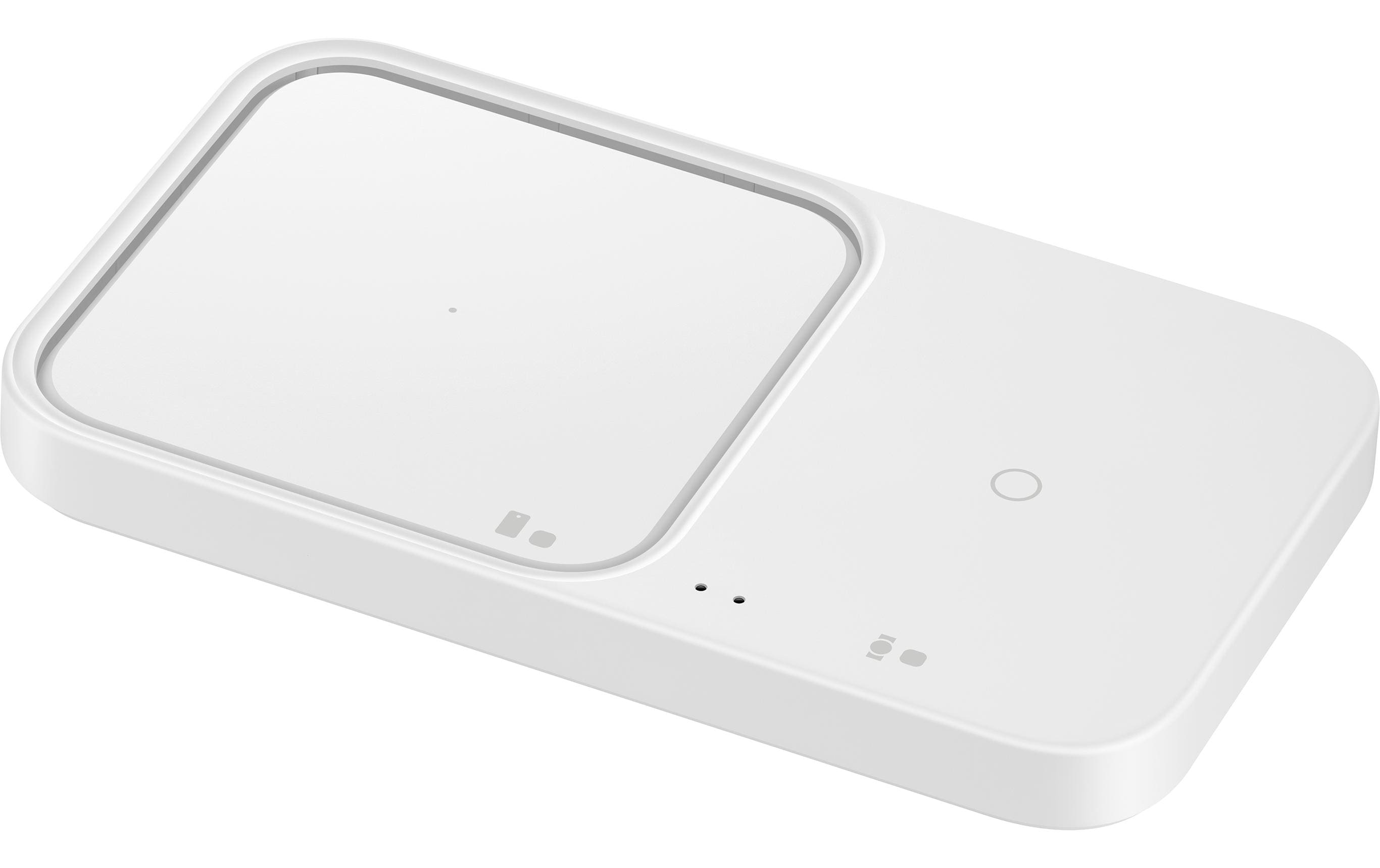 Wireless Charger Pad Duo EP-P5400 WeissInduktives Ladepad für kompatible Smartphones, Galaxy Watch und Galaxy Buds