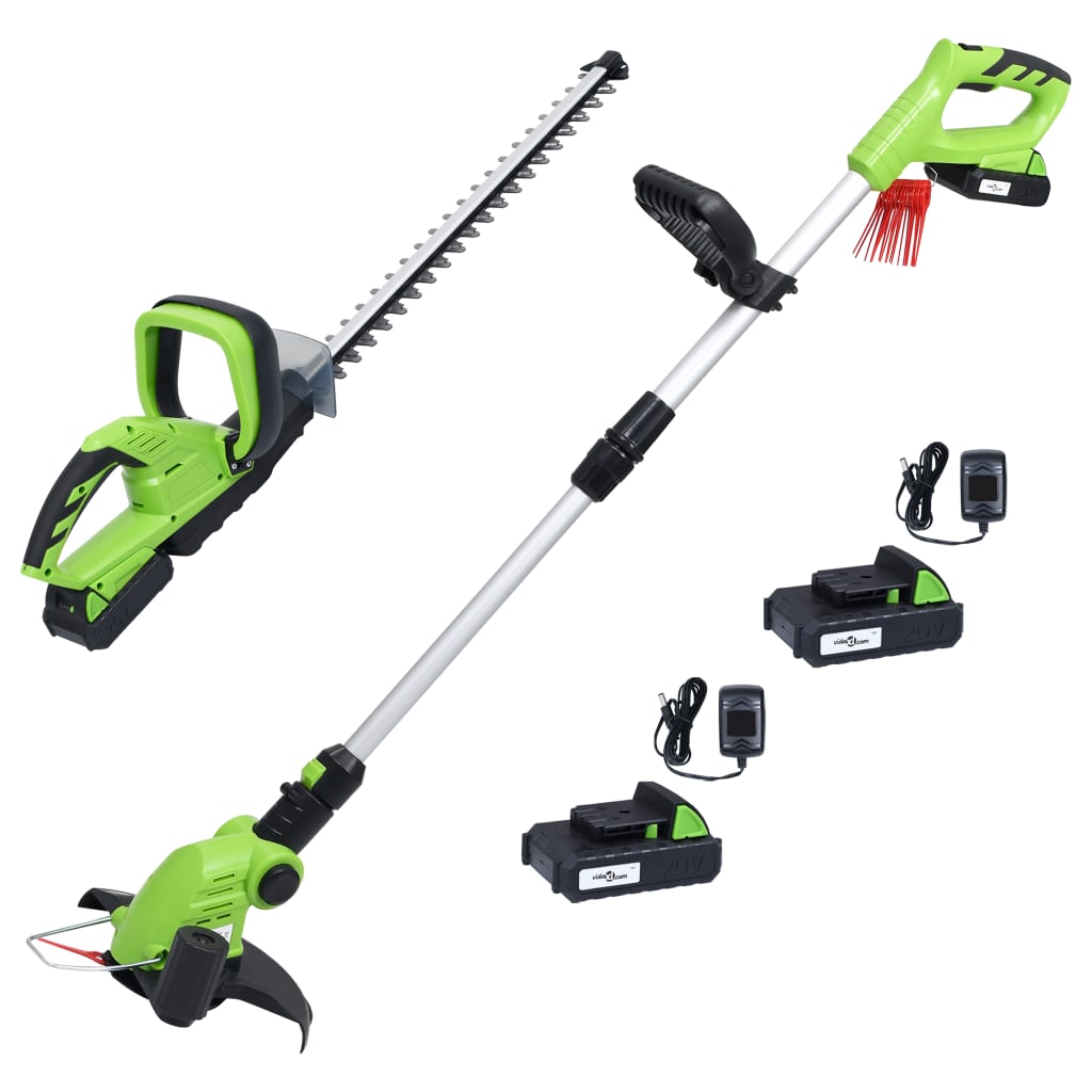 Set outils électriques jardin sans fil 2pcs chargeurs/batteries
