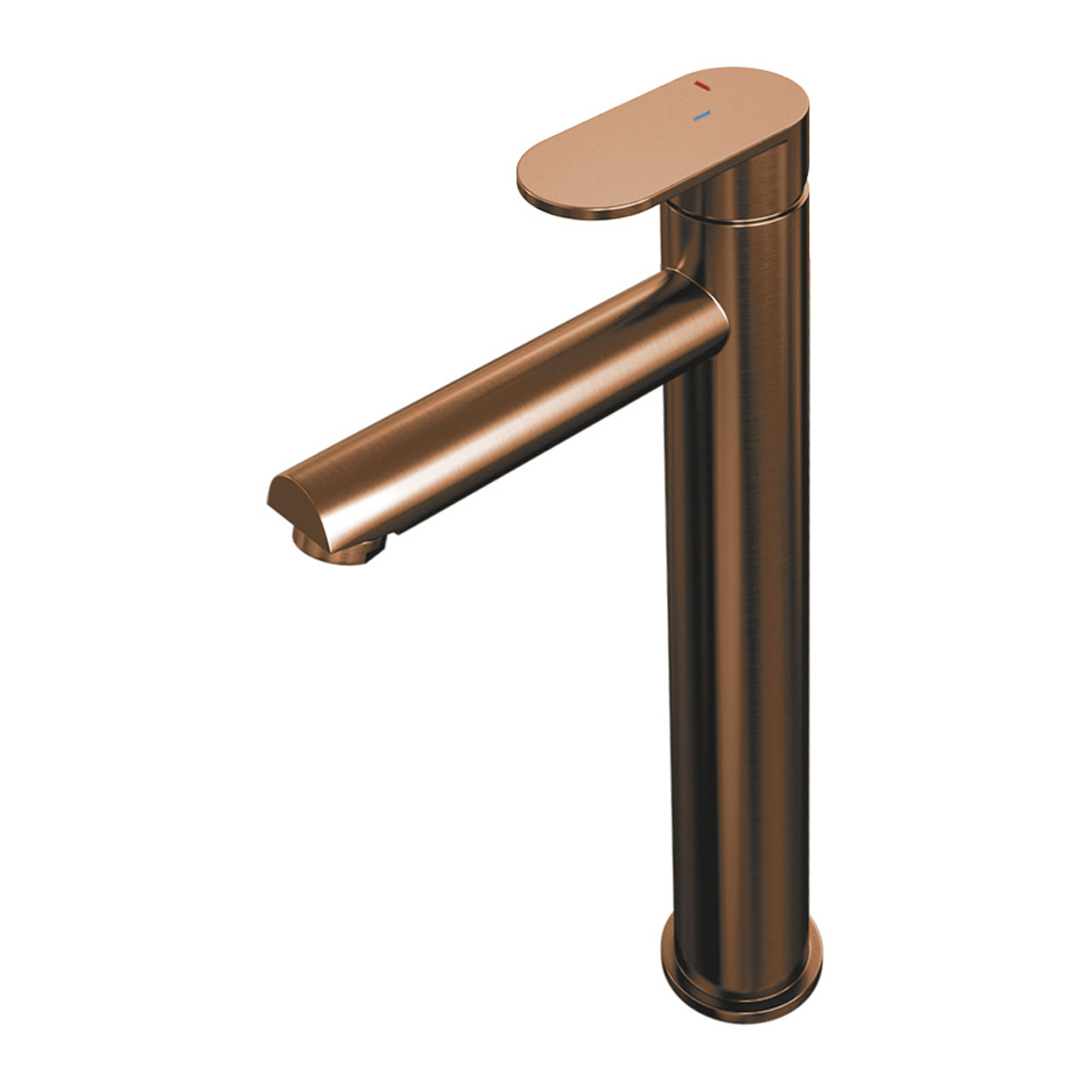 Brauer Copper Edition ColdStart verhoogde wastafelkraan energy-saving model C koper geborsteld PVD