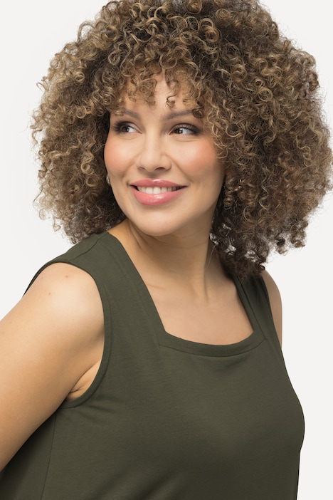 Longtop, Classic Fit, Carree-Ausschnitt, ärmellos