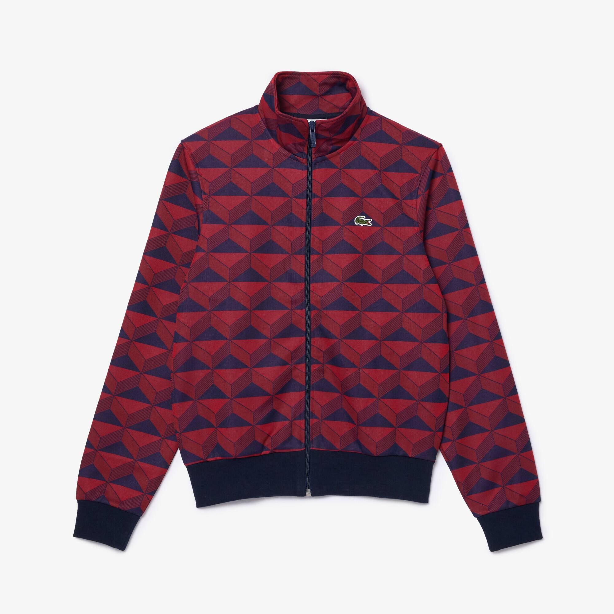 Sweatshirt mit Robert George Jacquard-Motiv Sweatshirts - Blau - Lacoste - Unisex