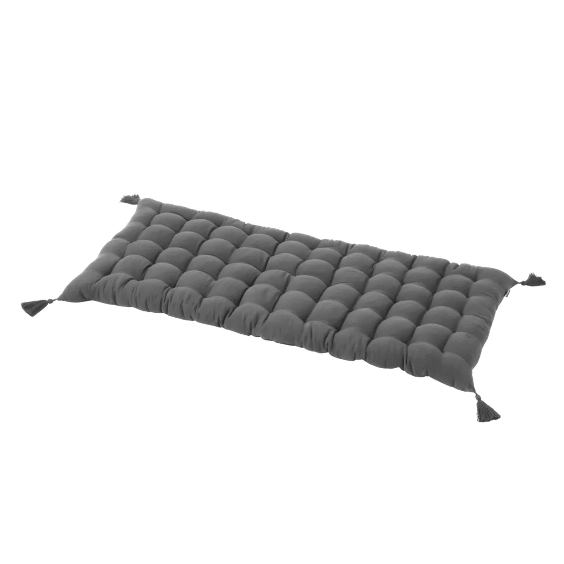 Matelas de sol gaze de coton (60 x 120 cm) Gaïa Gris granit