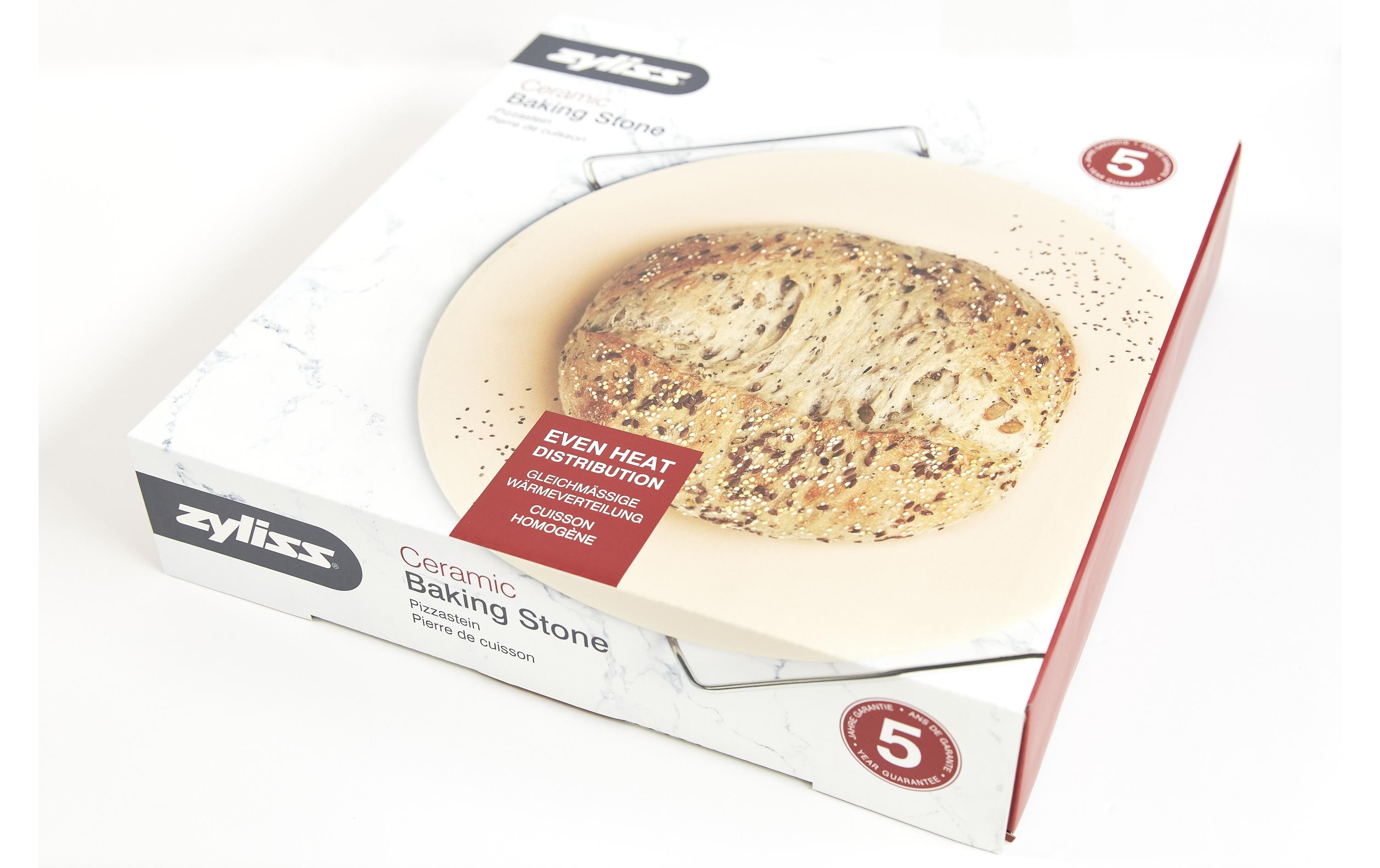 Backstein RundBackstein zum Backen einer Pizza