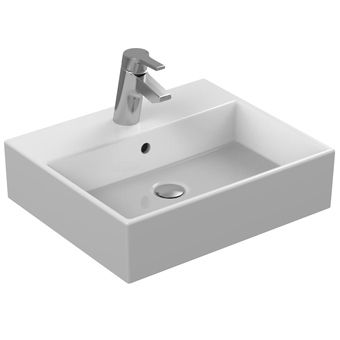 Ideal Standard Strada wastafel 60x42cm m. overloop m. 1 kraangat Ideal plus wit