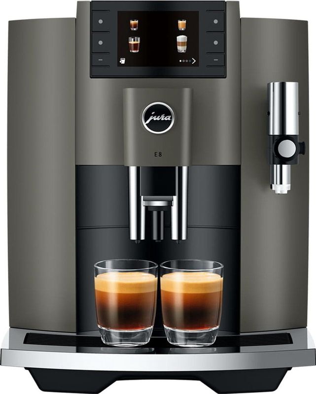 Jura - E8 - Koffiezetapparaat - Dark Inox - Volautomaat