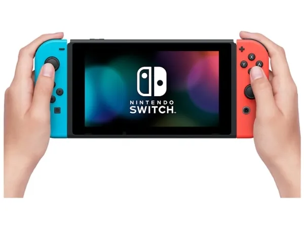 Nintendo Switch - Spilkonsol - Full HD - neonblå/neonrød - Nintendo Switch Sports - med Nintendo Switch Sports Set