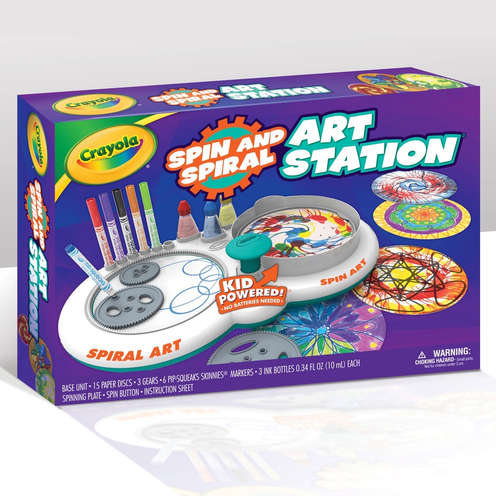 Crayola Spin and Spiral Art Station