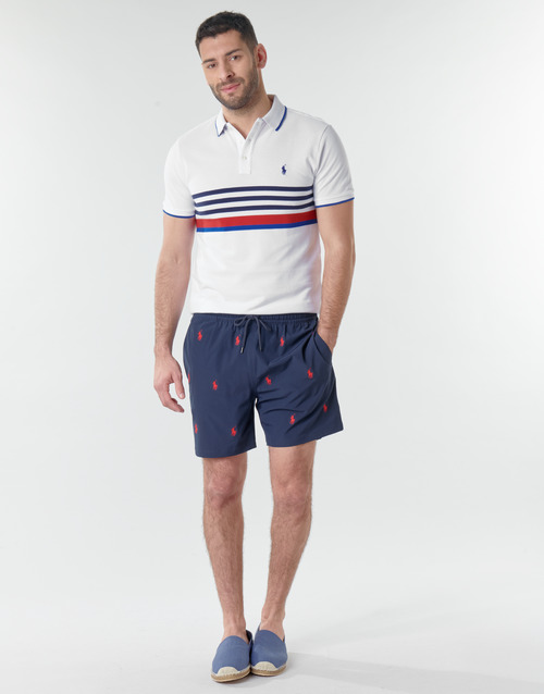 Polo Ralph Lauren - MAILLOT SHORT DE BAIN IMPRIME BRODERIE PONY PLAYER CORDON DE SER Negro