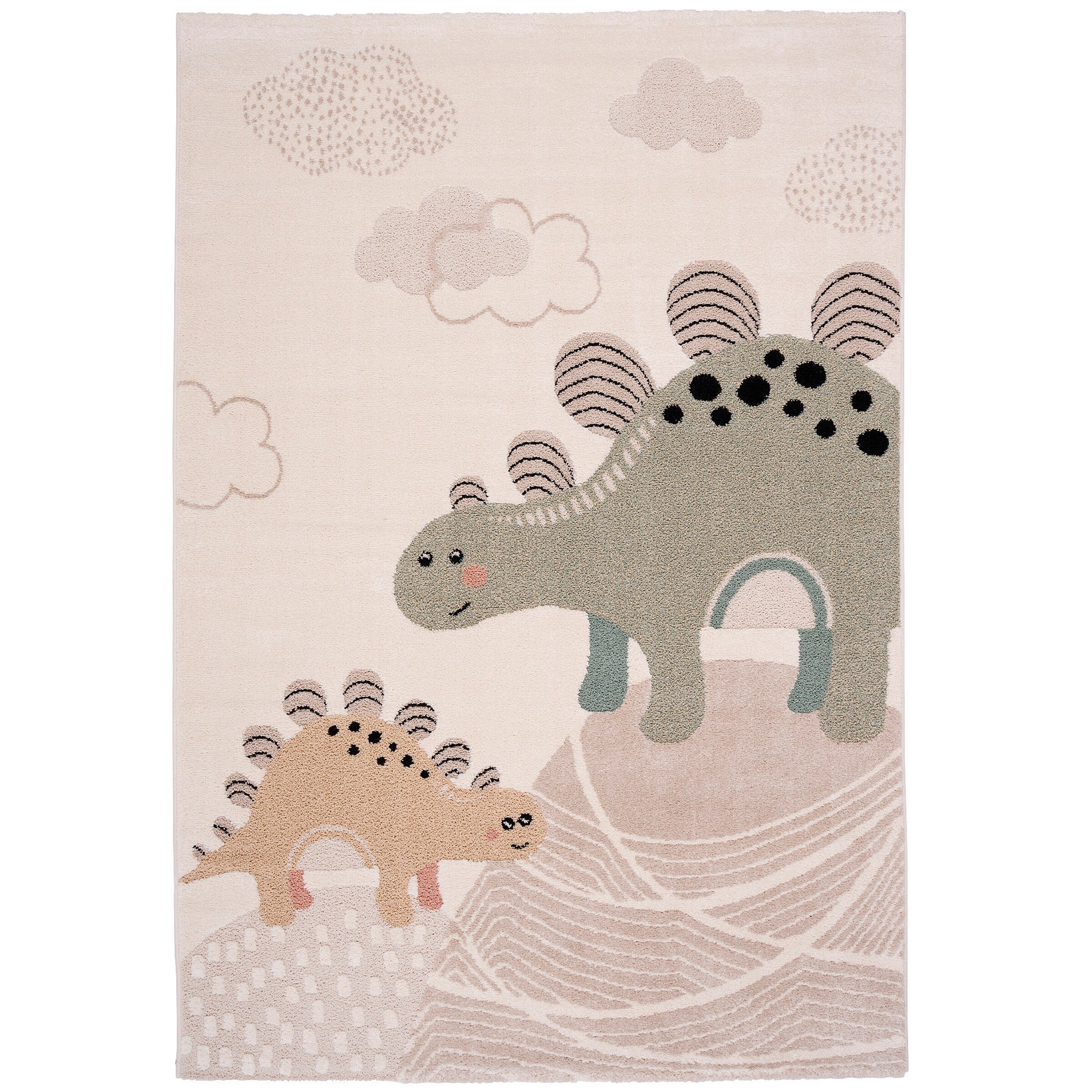 Pergamon Kinder Teppich Happy Kids Mintgrün - 80x150 cm