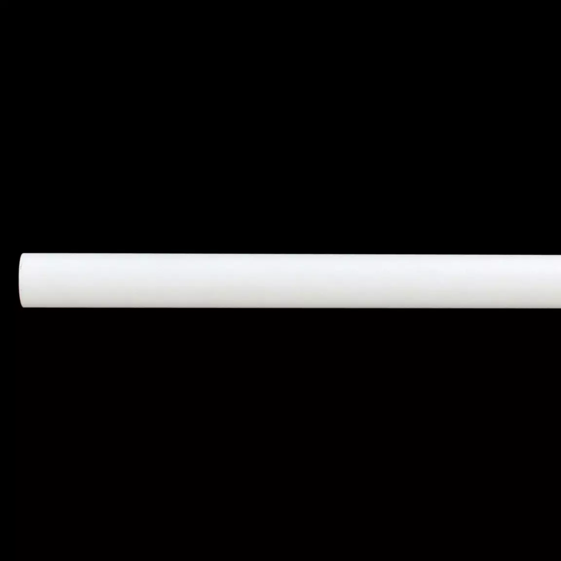Tringle rideau métal (L150 cm / D20 mm) Jim Blanc Mat