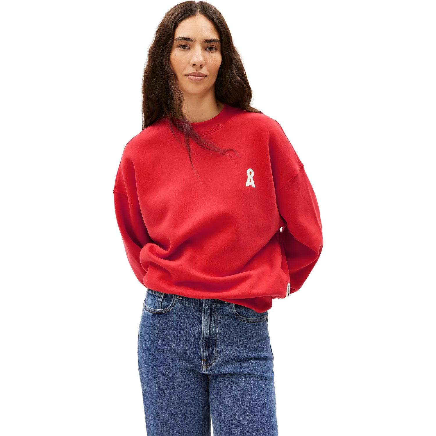 Armedangels Alizaa Iconic Å Sweatshirt Damen coral blush