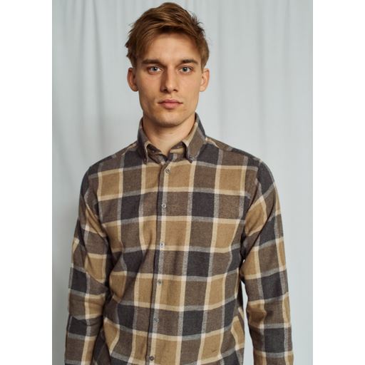 Bruun & Stengade Wilton Skjorte, Brown, L