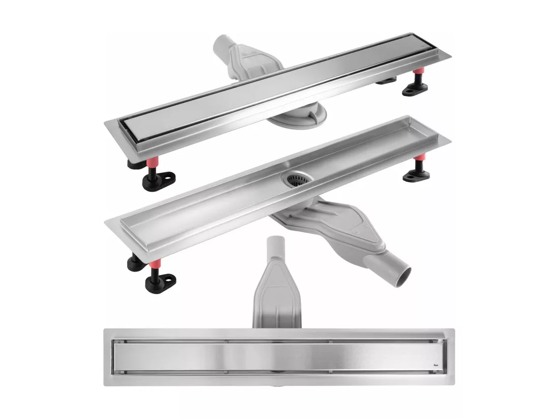Drain Linéaire Rea Neox Superflow 900 Brush Steel