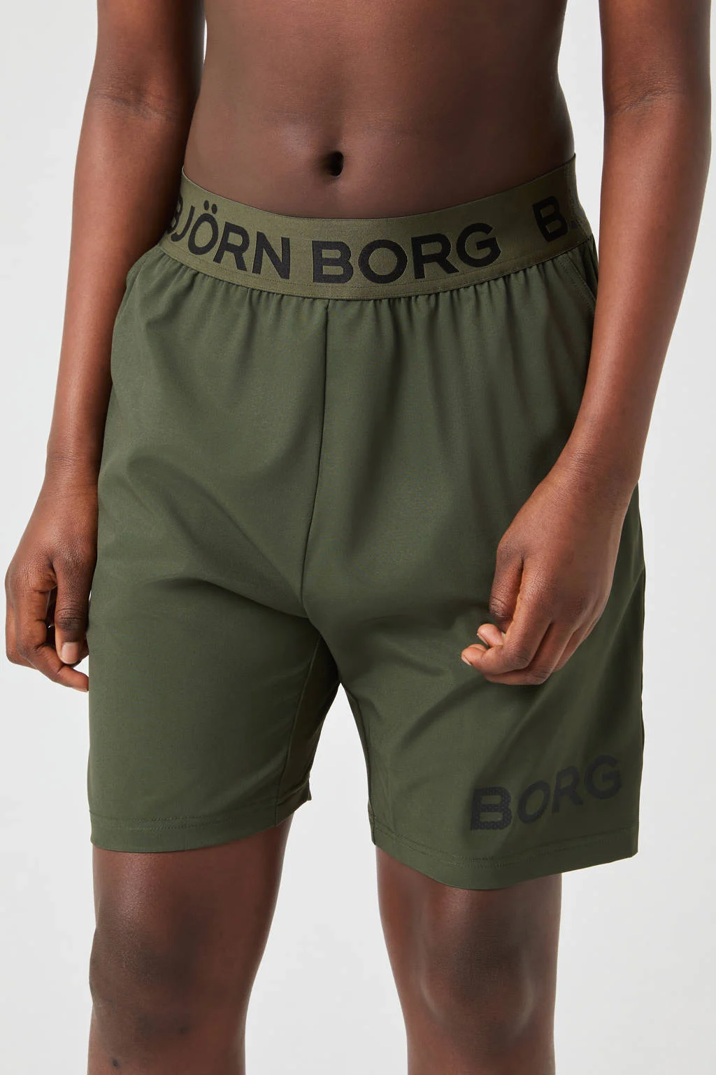 Björn Borg sportshort Borg donkergroen