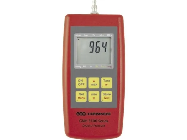 Greisinger GMH3161-12 Manometer lufttryk, ikke-aggressive gasser, ætsende gasser 0 - 1,3 bar (605296)